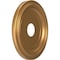 Ekena Millwork Traditional PVC Medallion (Canopies up to 9 1/2"), 16"OD x 3 1/2"ID x 1 3/8"P, Bright Coat Gold CMP16TRBGL - alternate 2